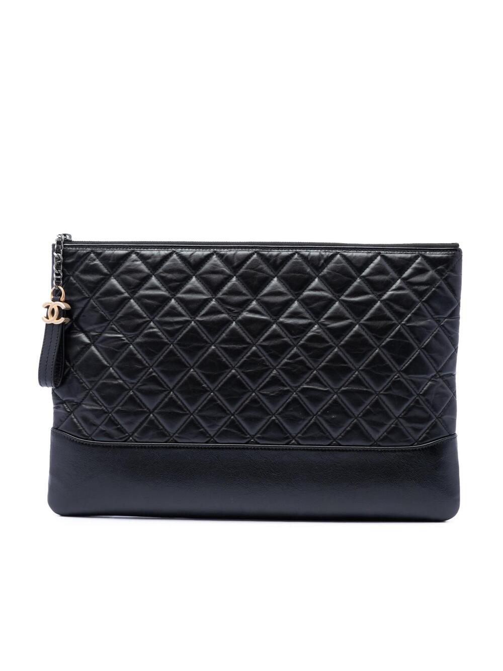 Chanel Large Aged Calfskin Gabrielle O #344634C10B
